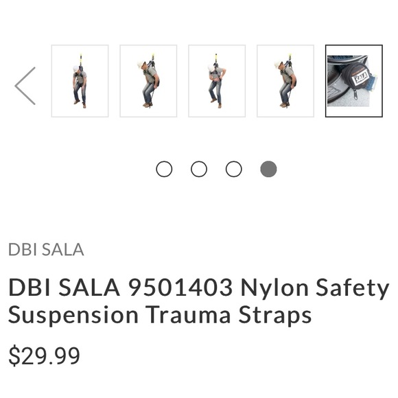 5 for $25 🍭 NIB DVI sala suspension safety strap - Picture 2 of 6